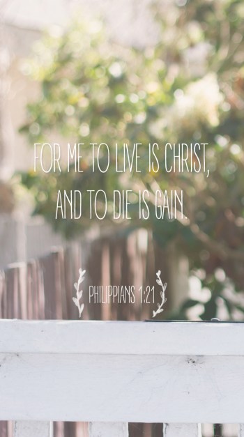 Philippians 1:21